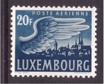 Sellos de Europa - Luxemburgo -  Correo aéreo