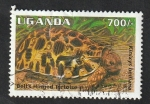 Stamps Uganda -  1239 - Tortuga