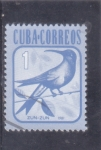 Stamps Cuba -  ave- zun-zun