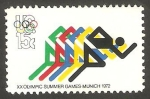 Stamps United States -  961 - Olimpiadas de Munich, carrera a pie