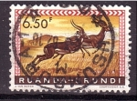 Stamps Rwanda -  Antilopes
