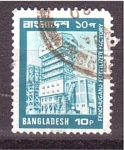 Stamps : Asia : Bangladesh :  Factoria de fertilizantes