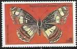 Stamps Equatorial Guinea -  Mariposa - Araschnia levana)