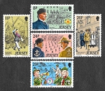 Stamps United Kingdom -  295-299 - Año de la Brigada de los Niños