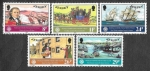 Stamps United Kingdom -  310-314 - Año Mundial de las Comunicaciones