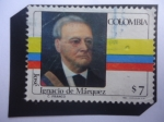 Sellos de America - Colombia -  Presidente, José Ignacio de Marquez (1793-1880)- 3er. Pres. de la República de la Nueva Granada.