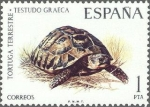 Stamps Spain -  2192 - Fauna hispánica - Tortuga terrestre
