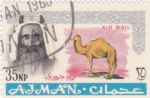 Sellos de Asia - Emiratos rabes Unidos -  DROMEDARIO 