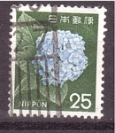 Stamps Japan -  Hortensia