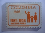 Stamps Colombia -  Familia - Frente Social- Objetivo el Pueblo