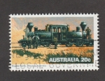 Stamps Australia -  Locomotora doble