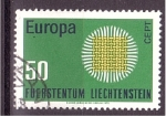 Stamps Liechtenstein -  serie- Europa