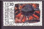 Stamps Liechtenstein -  serie- Europa- Sol frío