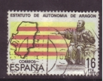 Stamps Spain -  Estatuto de Autonomía de Aragon