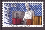 Sellos de Europa - Liechtenstein -  serie- El múndo laboral