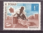 Stamps : Africa : Chad :  Curtidor