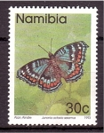 Stamps Namibia -  serie- Mariposas