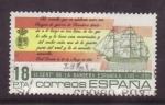 Stamps Spain -  II cent. bandera española