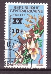 Stamps Central African Republic -  serie- Orquídeas