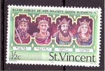 Stamps Saint Vincent and the Grenadines -  25 aniversario