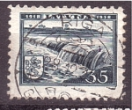 Stamps Latvia -  XX aniv. República