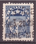 Stamps : Europe : Latvia :  serie- Escudo Nacional