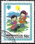 Sellos del Mundo : Asia : Mongolia : Unicef - dia internacional del niño 1979