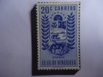Stamps Venezuela -  Estados Unidos de Venezuela- Serie:Escudo de Arma de Barinas