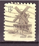 Stamps United States -  Molino de viento