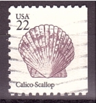 Stamps United States -  serie- Conchas