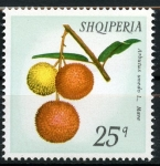Stamps Albania -  Frutas