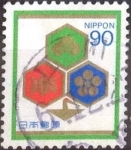 Stamps Japan -  Scott#2230 intercambio 0,50 usd, 90 yen 1994