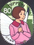 Stamps Japan -  Scott#2894d nf5xb intercambio 1,00 usd, 80 yen 2004