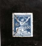 Stamps Czechoslovakia -  alegoria