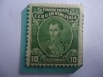 Stamps Venezuela -  Timbre Fiscal- sello de rentas-Ingresos- E.E.U.U.de Venezuela-Mariscal Sucre.