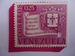 Stamps Venezuela -  Santiago de Mérida de los Caballeros - Cuatricentenario de su Fundación (1558-1958)