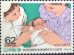 Stamps Japan -  Scott#2065 intercambio 0,35 usd, 62 yen 1990