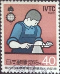 Stamps Japan -  Scott#1659 intercambio 0,25 usd, 40 yen 1985