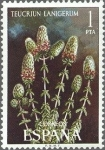 Stamps Spain -  2220 - Flora - Teucrium lanigerum