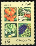 Sellos de Africa - Argelia -  Frutas