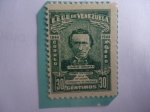 Stamps Venezuela -  1er. Centenario de la fundación Cooperativa de Rochdale (1884-1944) - Charles Howarth