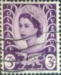 Stamps United Kingdom -  Scott#Gales 1 ntercambio 0,20 usd, 3 p. 1958