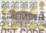 Stamps United Kingdom -  ave y peras