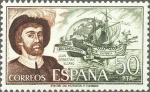 Stamps Spain -  2310 - Personajes españoles - Juan Sebastián Elcano