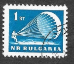 Sellos de Europa - Bulgaria -  1257 - Paracaidista