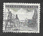 Stamps Czechoslovakia -  619 - Puente de Carlos y Castillo de Praga