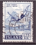 Stamps Iceland -  Salto a la piscina