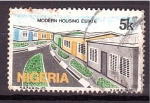 Sellos de Africa - Nigeria -  Escena de la vida nigeriana