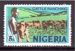 Stamps : Africa : Nigeria :  Ganaderia