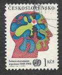 Sellos de Europa - Checoslovaquia -  1528 - XX Aniversario de WHO
